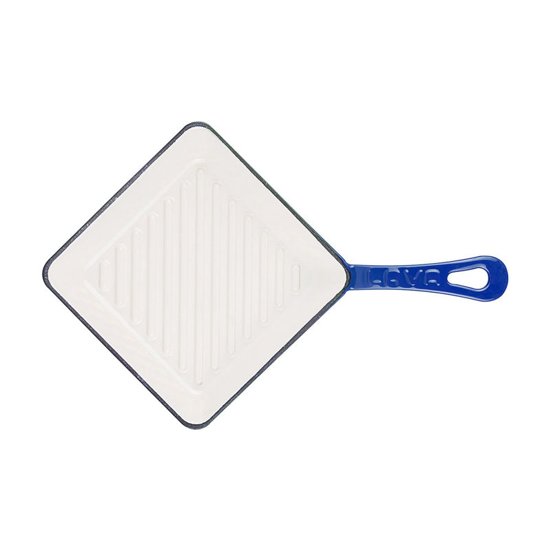 LAVA CAST IRON Lava Enameled Cast Iron Mini Grill Pan 6 inchBaby